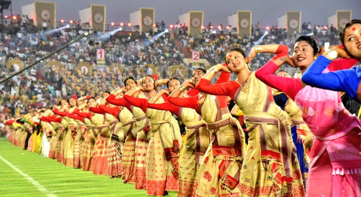 Assam Bihu traditional dance sets up Guinness Book of World Records