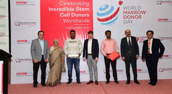 DKMS BMST Foundation India and Kokilaben Hospital unite to spread awareness about the Importance of Stem Cell Donation on World Marrow Donor Day
