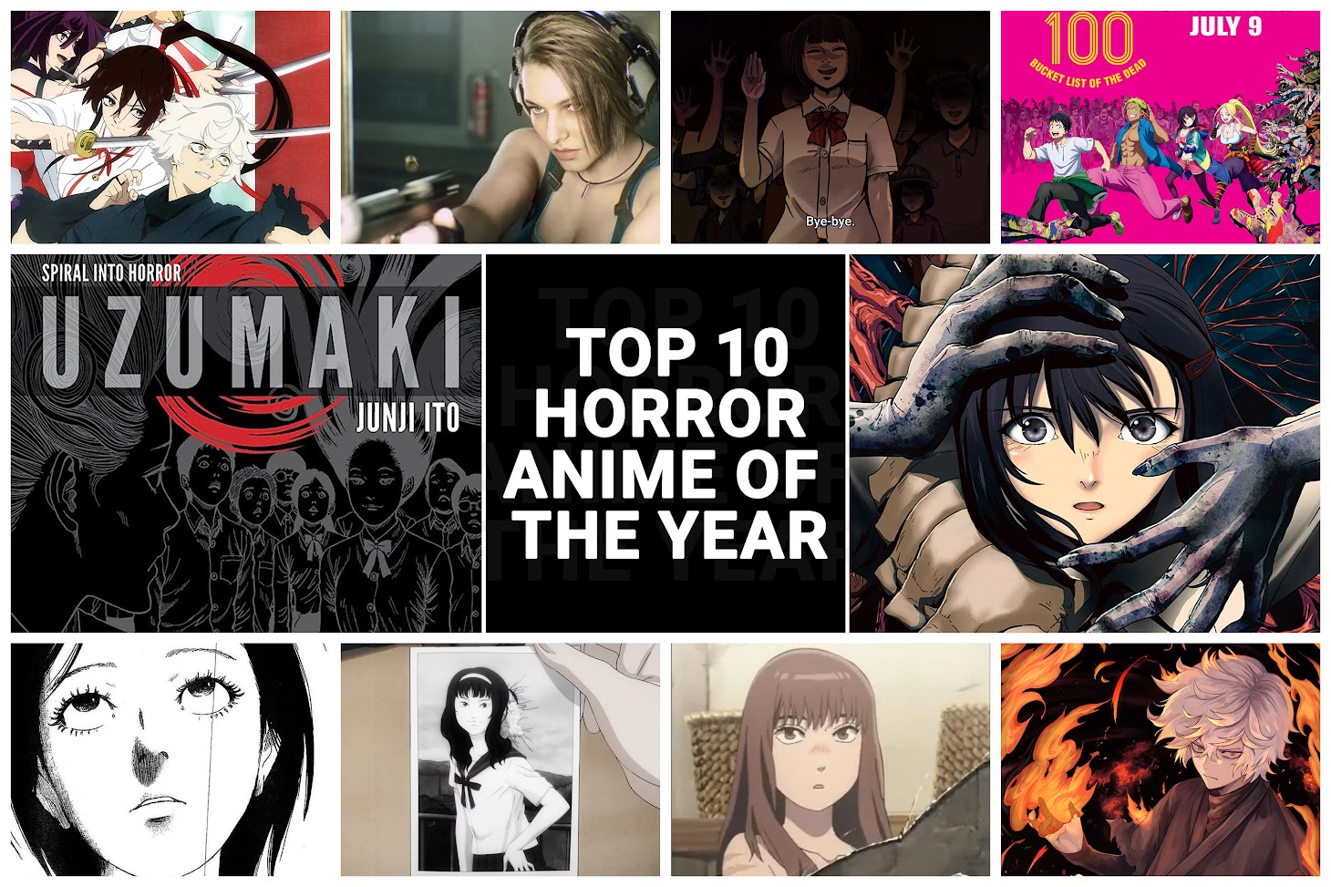 Top 10 Horror Anime of the Year to Get Spooked