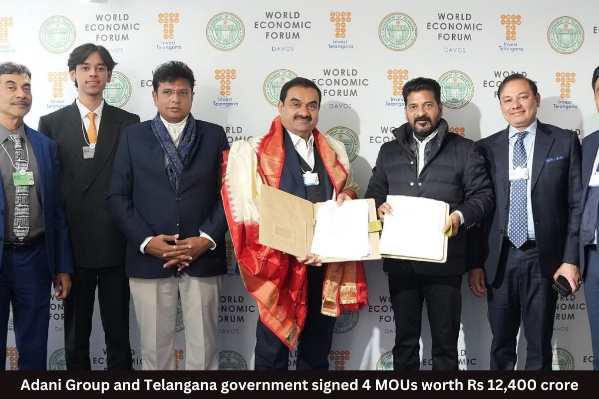 Telangana & Adani Ink Mega Deal: ₹12,400 Crore in 4 MOUs