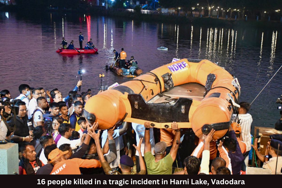 16 people killed in a tragic incident in Harni Lake, Vadodara