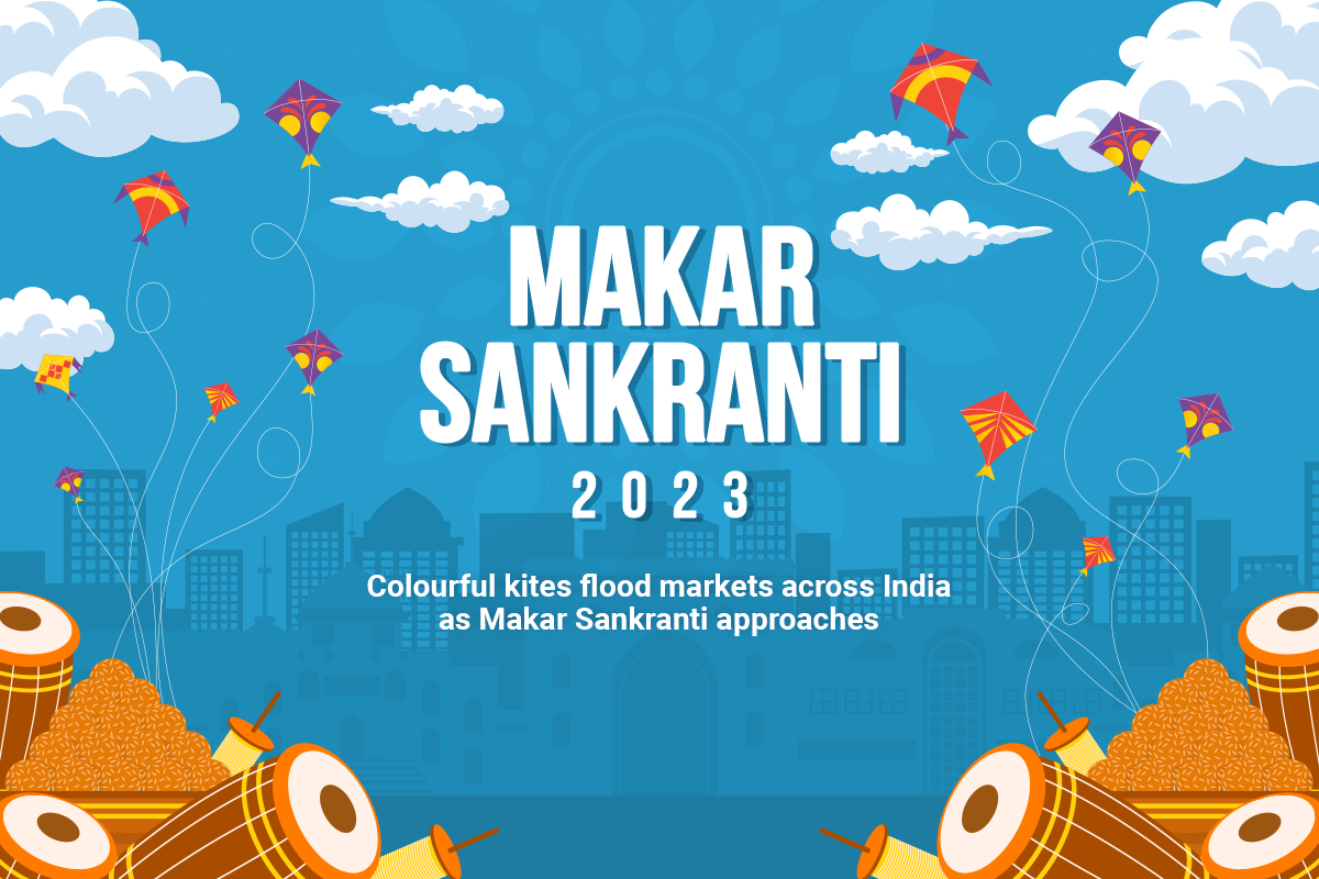 Makar Sankranti 2024: Colorful kites flood markets across India
