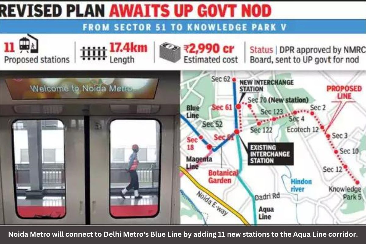 Noida Metro Expansion: 11 New Stations across Aqua Line