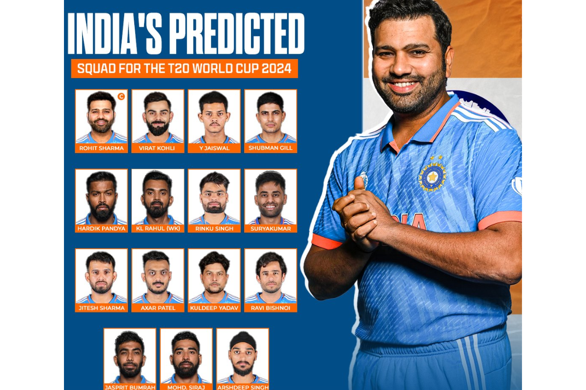 Indian Squad for T20 world cup 2024 The India Saga